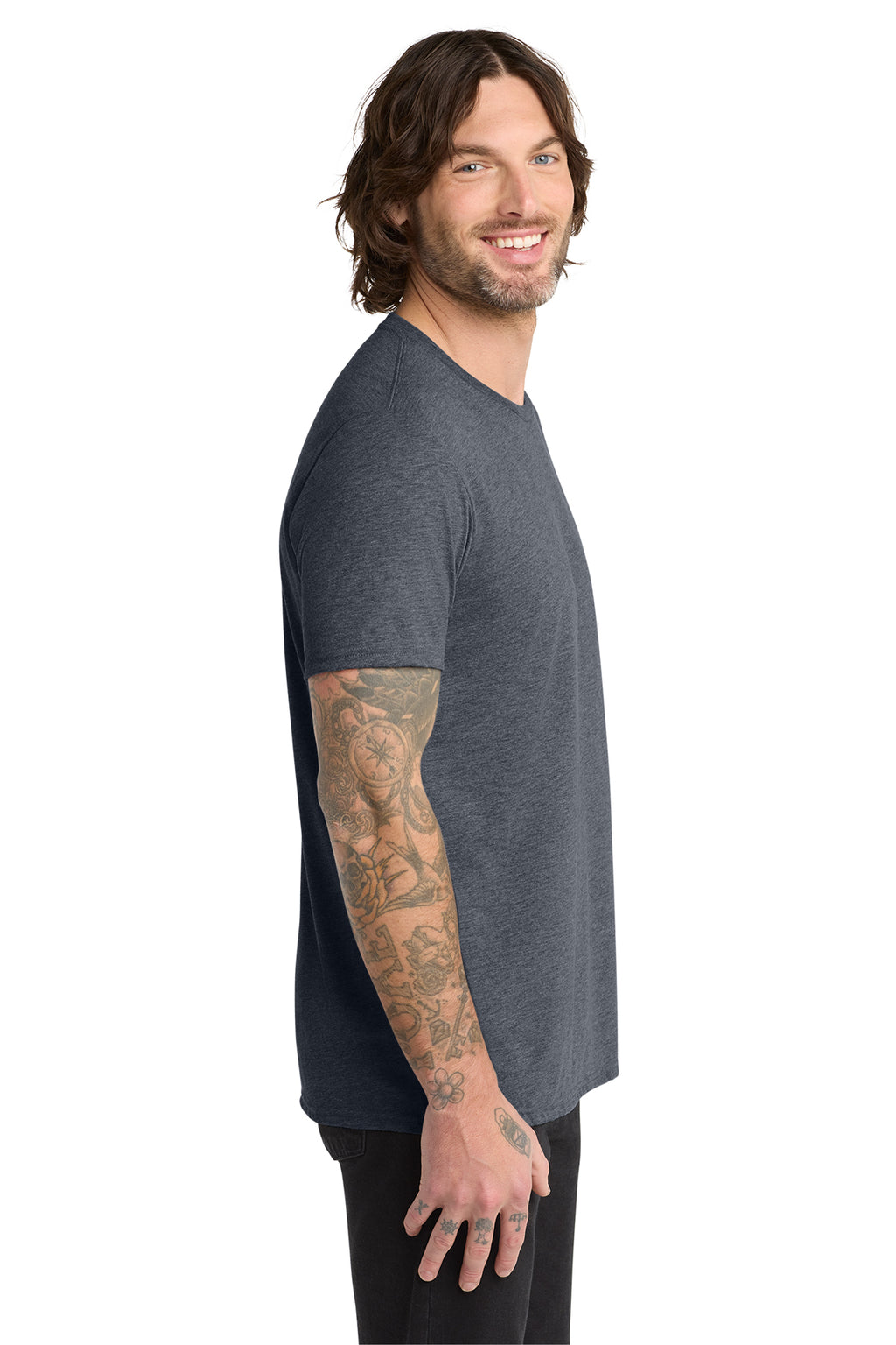 My Third Eye Is Rolling / Unisex Tri-Blend Tee / Rebel Blue