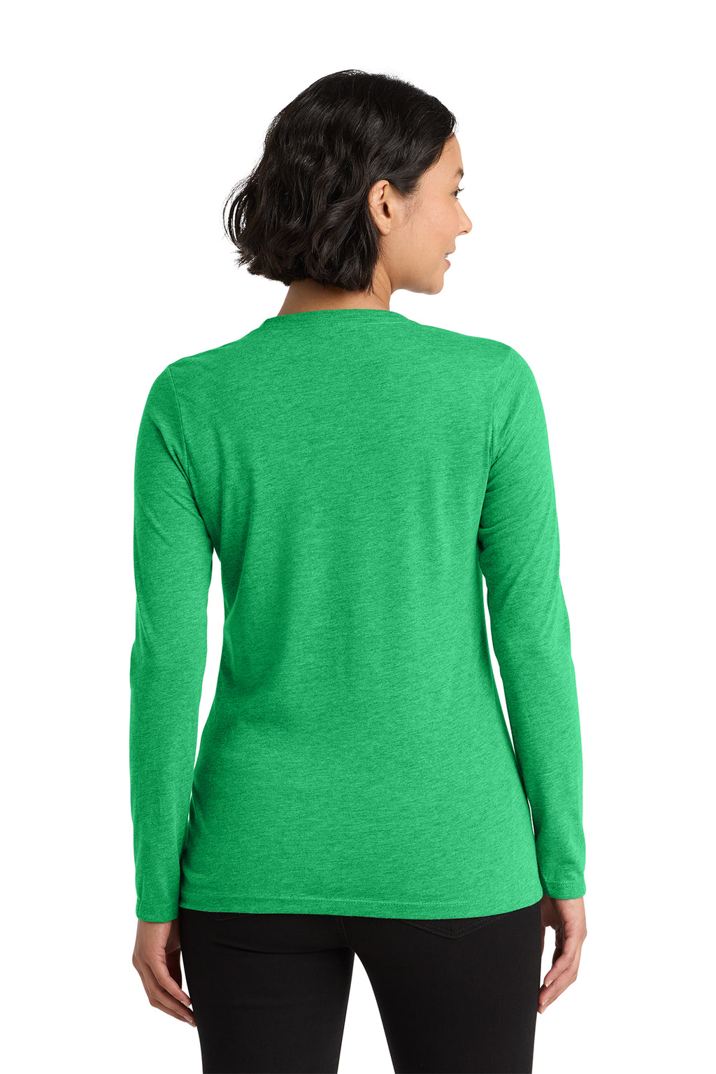Wellness Warrior / Women’s Tri-Blend Long Sleeve Tee / Enviro Green