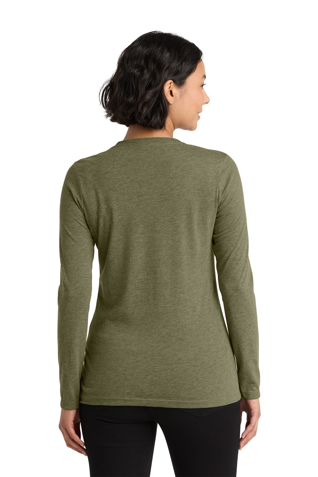SAGE IT 'TIL YOU MAKE IT / Women’s Tri-Blend Long Sleeve Tee / Olive You Green