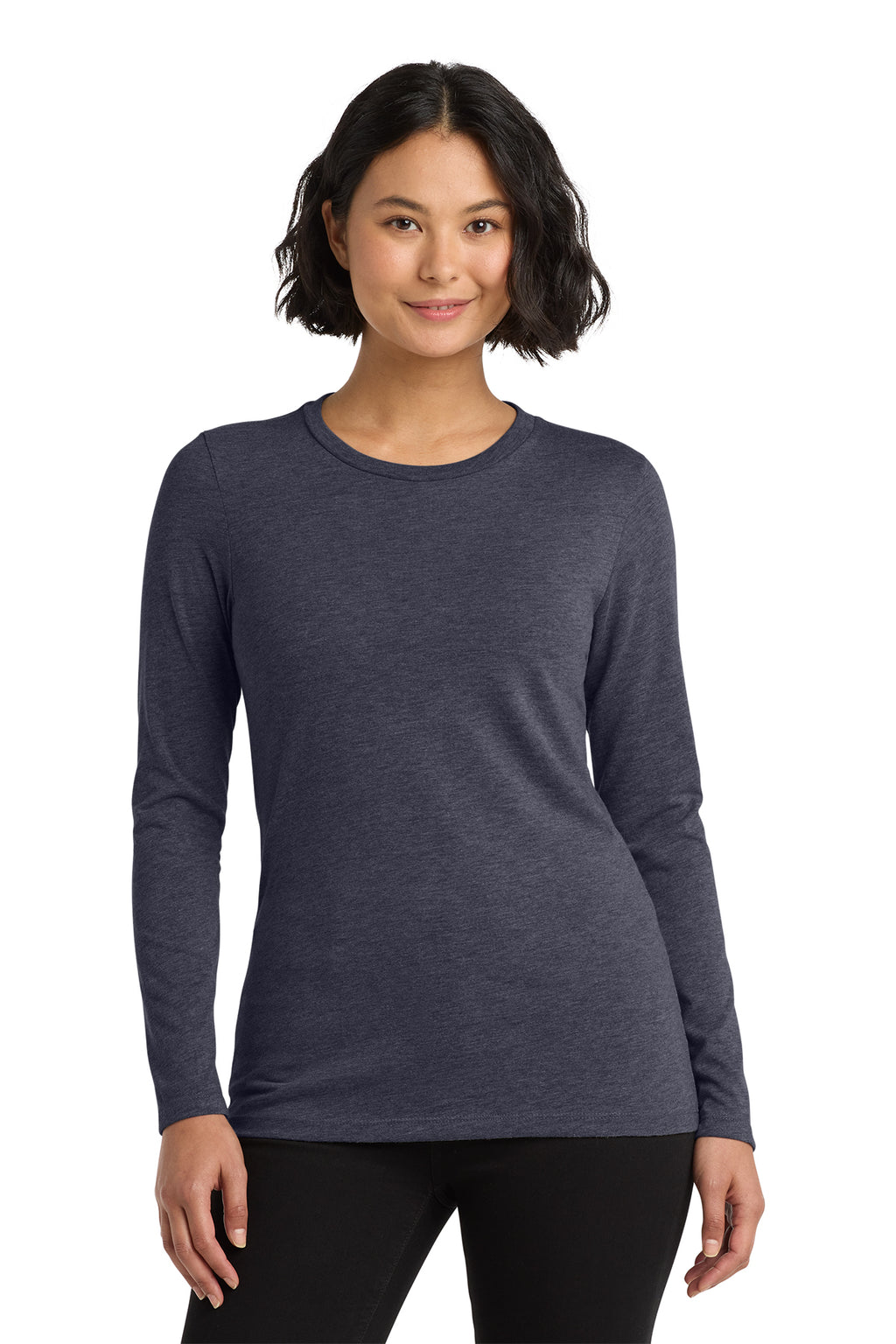 IN MY ESSENTIAL OILS ERA / Women’s Tri-Blend Long Sleeve Tee / Rebel Blue