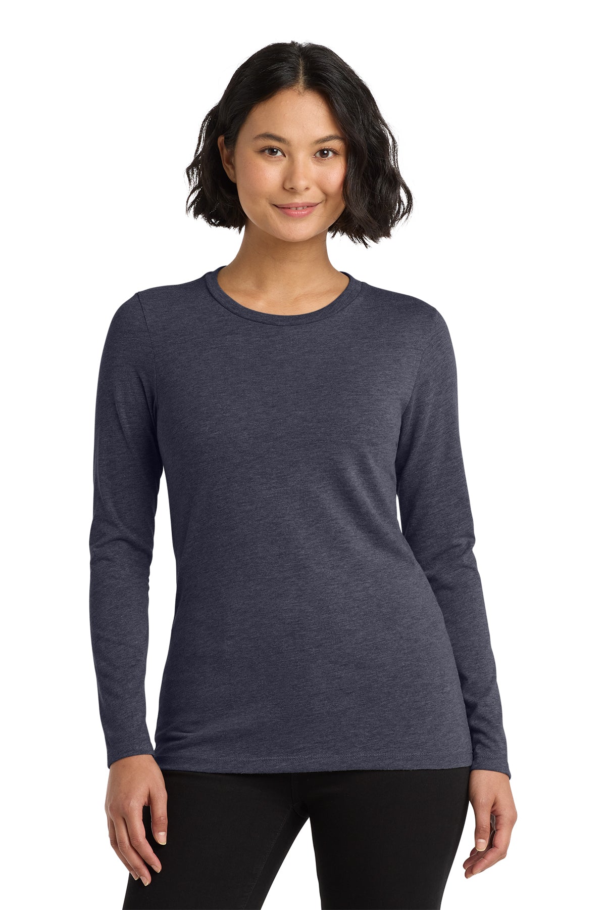 IN MY ESSENTIAL OILS ERA / Women’s Tri-Blend Long Sleeve Tee / Rebel Blue