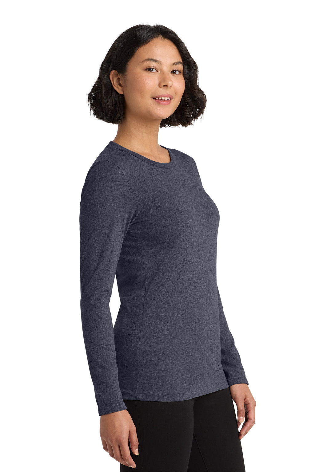 IN MY ESSENTIAL OILS ERA / Women’s Tri-Blend Long Sleeve Tee / Rebel Blue