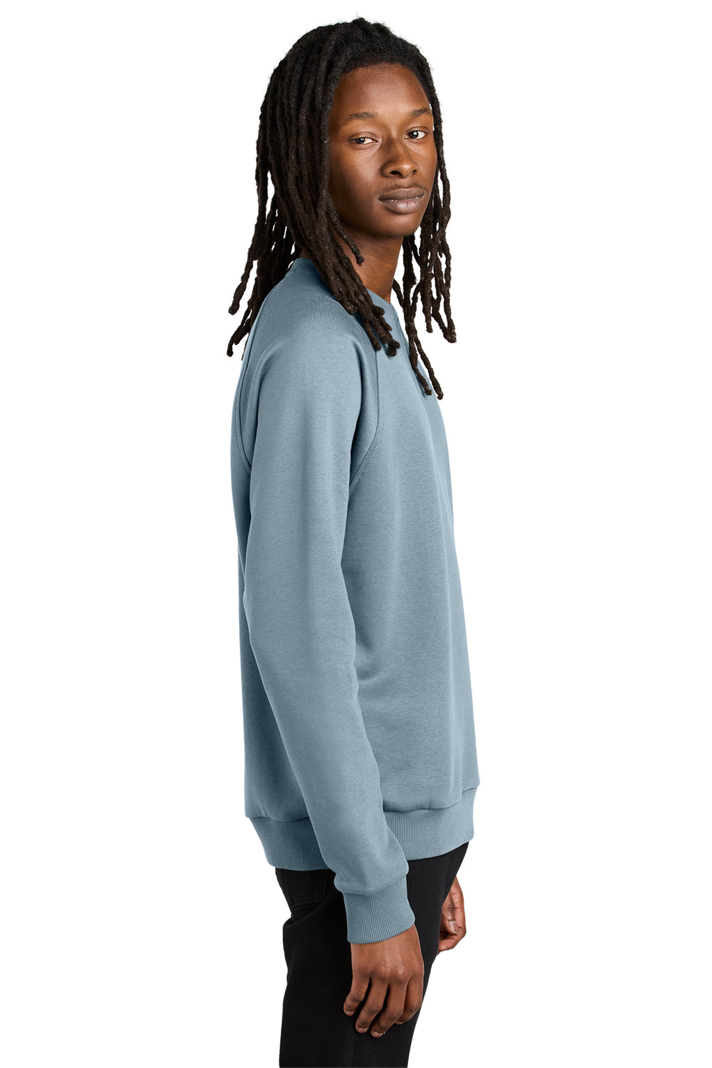 HOLISTIC / Unisex Organic CVC Fleece Crewneck Sweatshirt / I Like You Blue