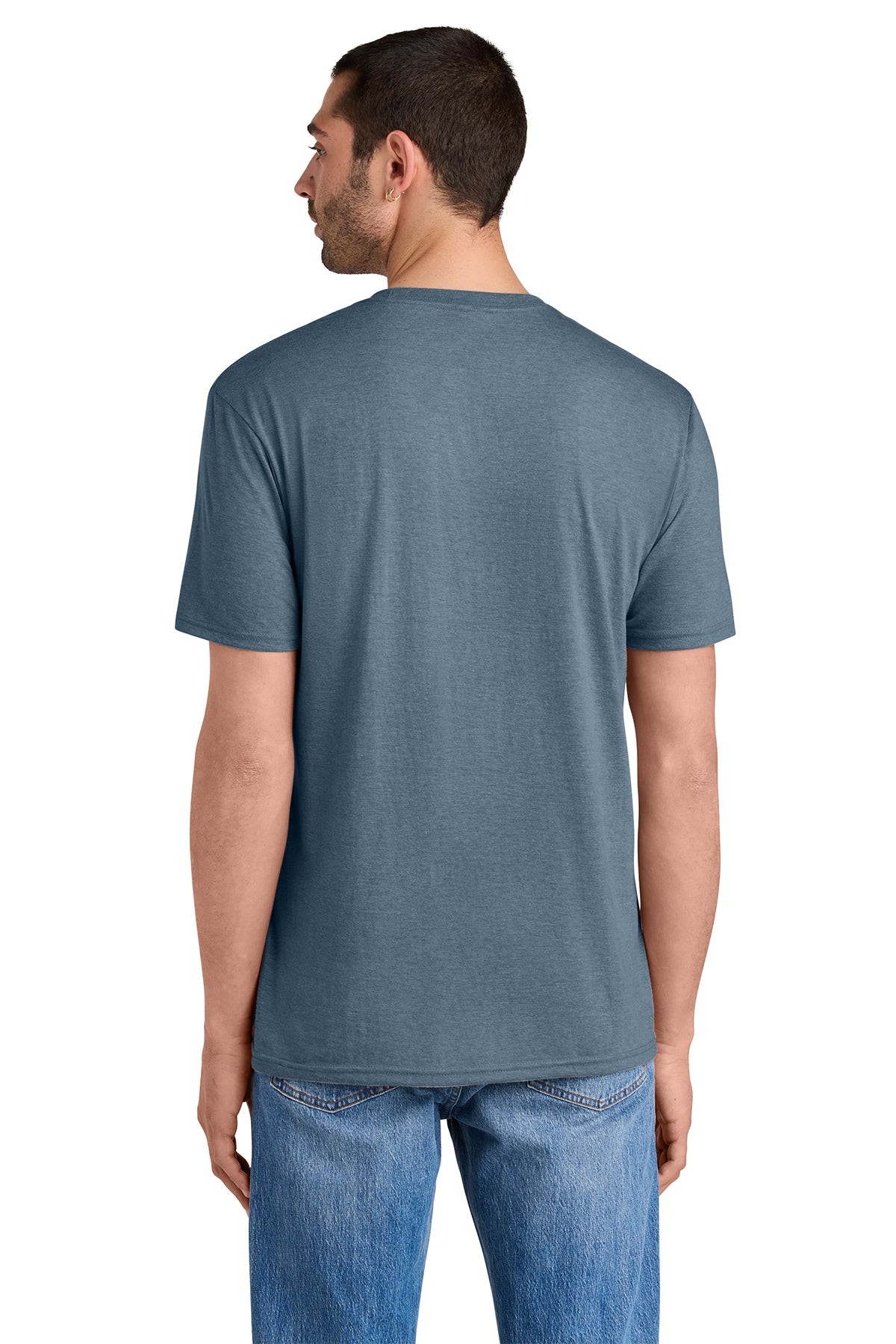 BREATHE Inhale Exhale / Softstyle Tee / Flint Blue Heather