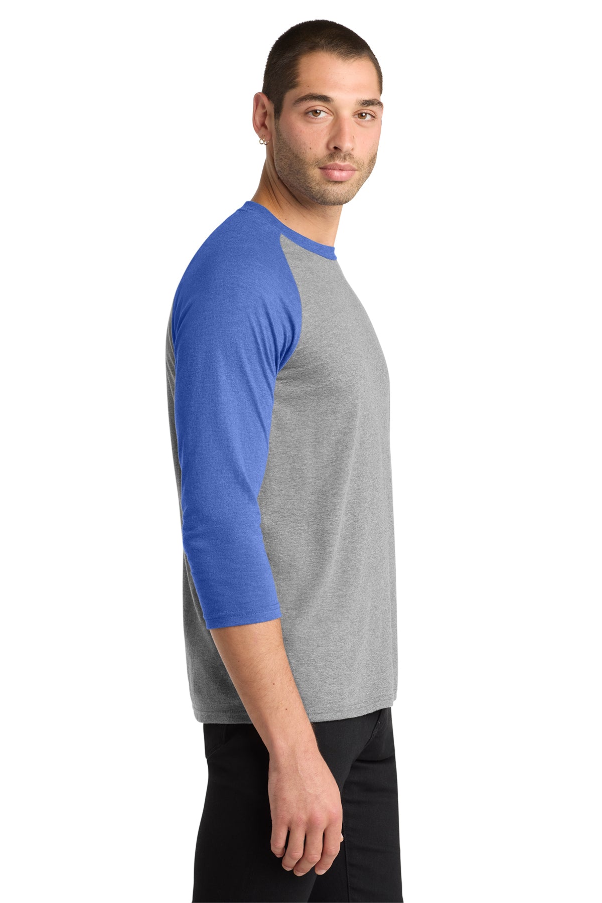 Holistic / Perfect Tri 3/4-Sleeve Raglan / Royal Frost/ Grey Frost