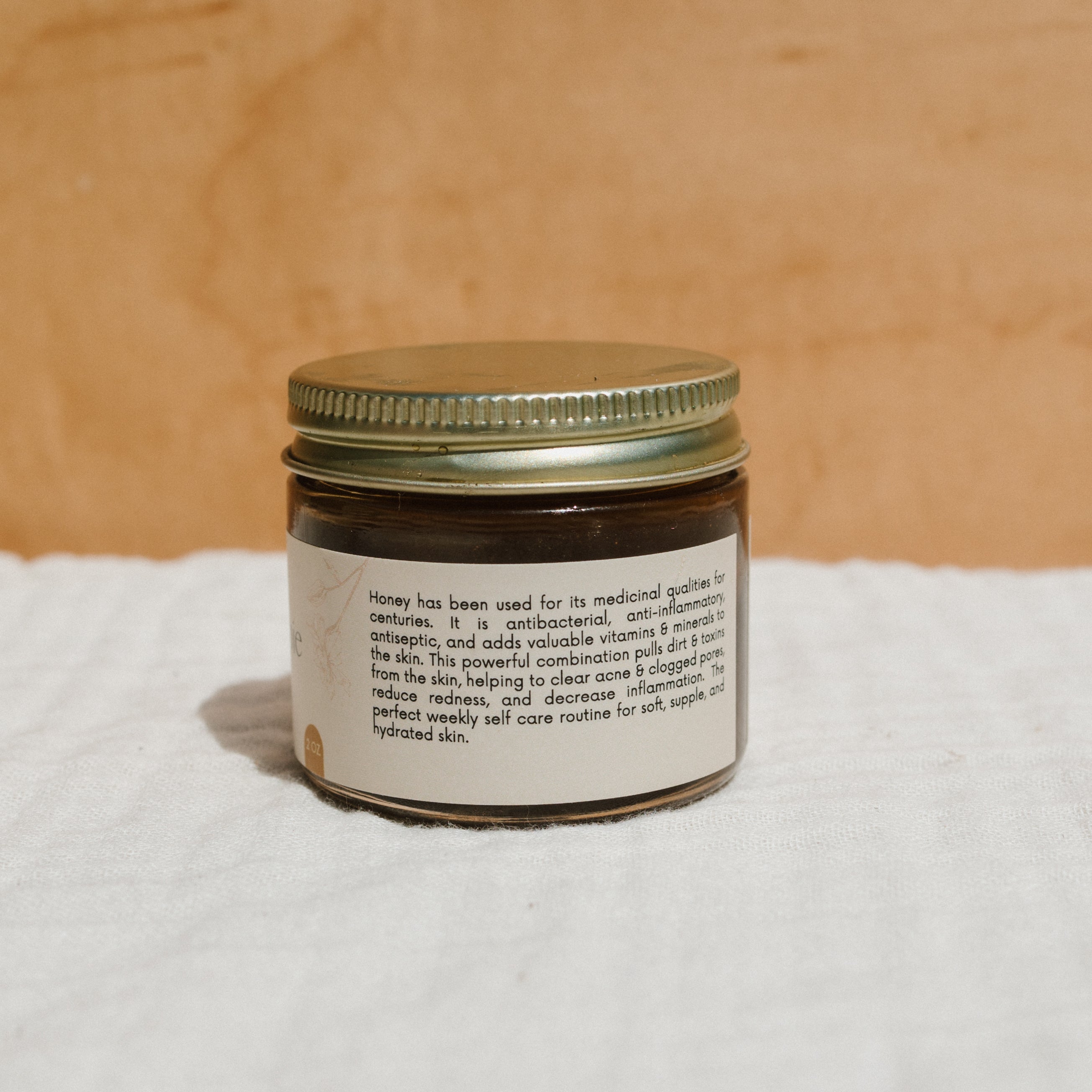 herbal infused raw honey mask