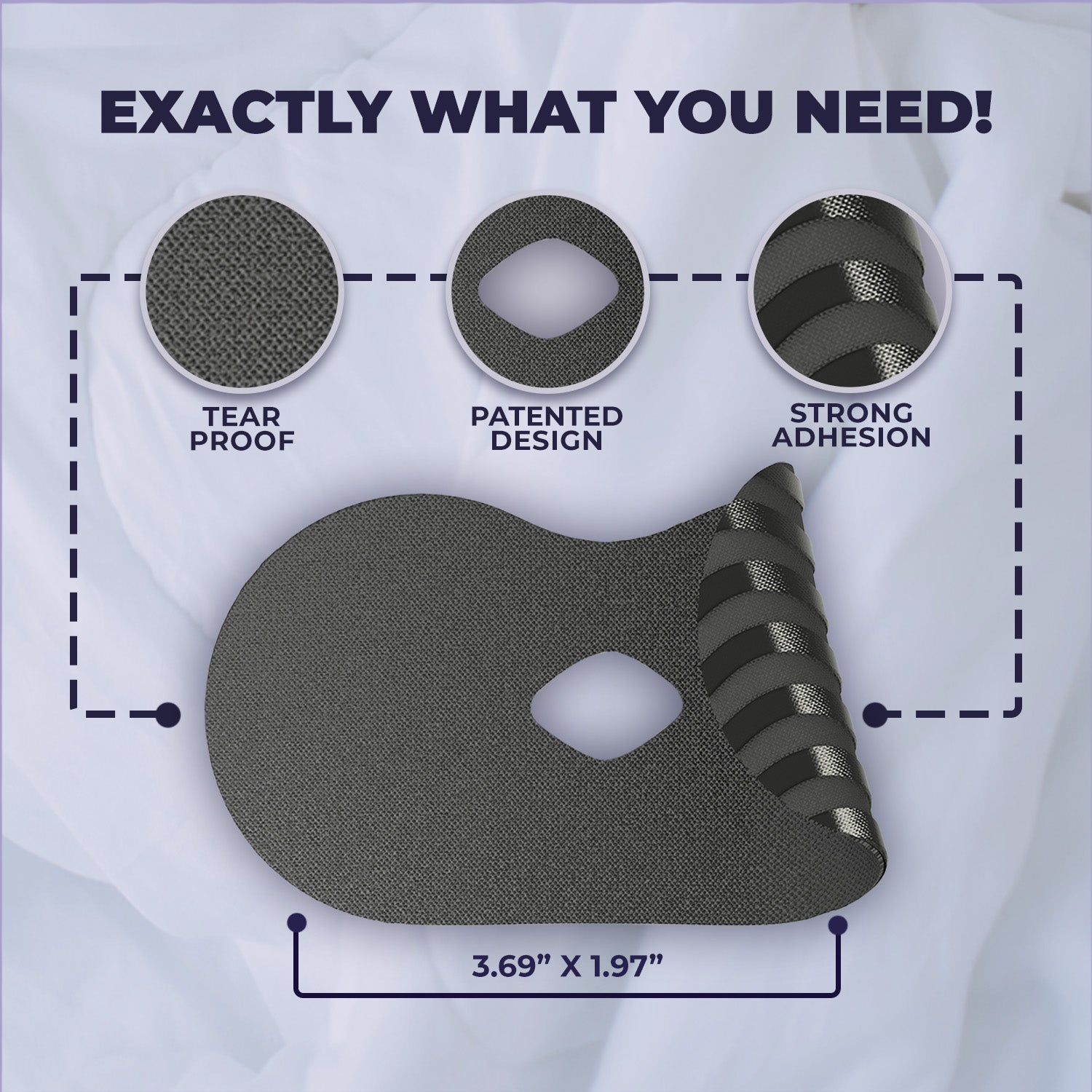 Muzzle® Mouth Tape for Adults (Strong Hold)