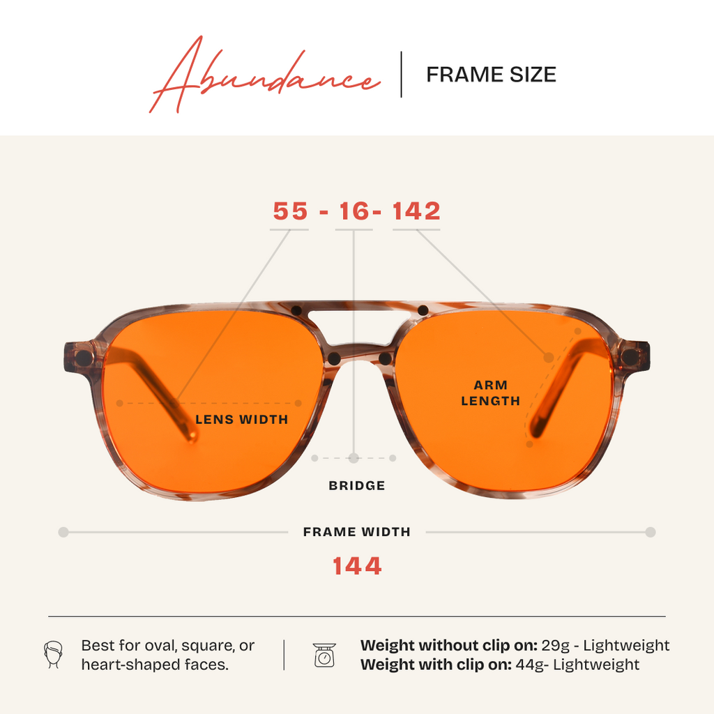 Abundance Clip'N'Go 2 in 1 Blue Light Blockers