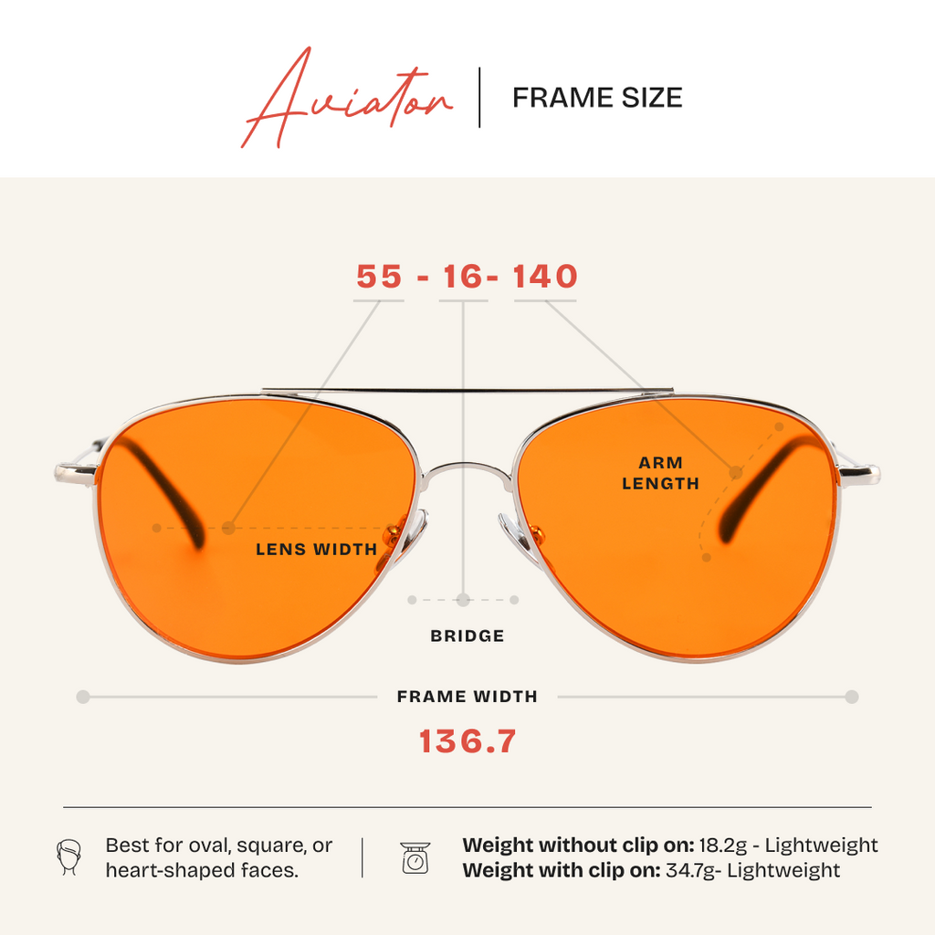 Aviator Magnetic Evening Blue Light Blockers