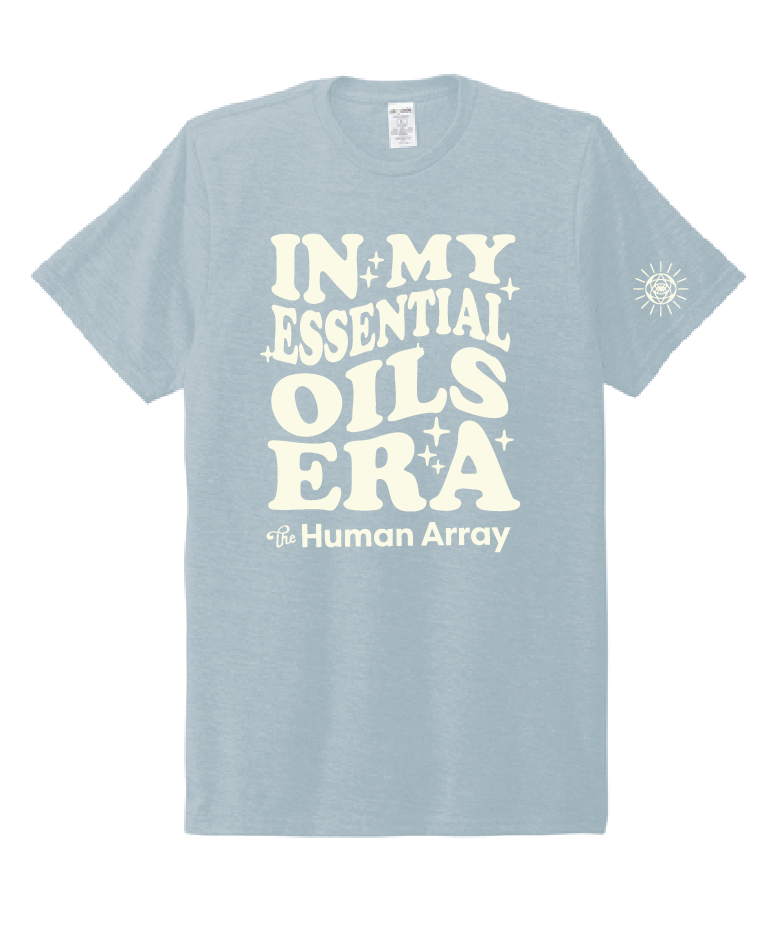 IN MY ESSENTIAL OILS ERA / Unisex Tri-Blend Tee / I Like You Blue