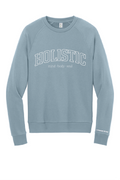 HOLISTIC / Unisex Organic CVC Fleece Crewneck Sweatshirt / I Like You Blue