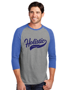 Holistic / Perfect Tri 3/4-Sleeve Raglan / Royal Frost/ Grey Frost