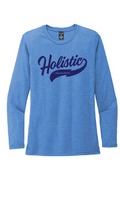 Holistic / Women’s Tri-Blend Long Sleeve Tee / Azure Blue