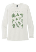 FARMACY / Women’s Tri-Blend Long Sleeve Tee / Fairly White