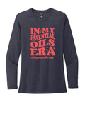 IN MY ESSENTIAL OILS ERA / Women’s Tri-Blend Long Sleeve Tee / Rebel Blue