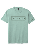 WELLNESS WARRIOR / Unisex Tri-Blend Tee / Heather Dusty Sage