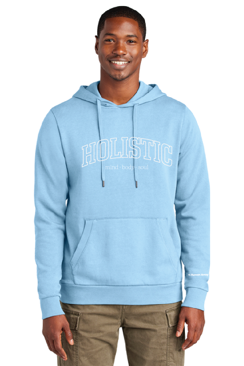Holistic / Fleece Hoodie / Ice Blue